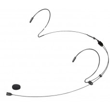 Black Replacement Detachable Dual ear Headset Microphone - without connector